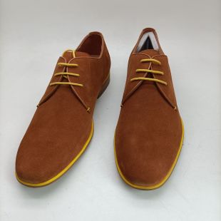 微瑕疵男鞋真皮休闲磨砂牛皮透气耐磨工作低帮鞋舒适系带男单鞋