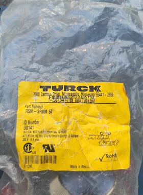 询价图尔克传感器接头RSM-2RKM57  数量一个，数量一个