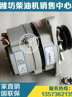 潍柴226B道依茨发动机WP4柴油机WP6原厂配件13052811交流发电机