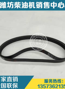 原装多楔带8PK950张紧轮皮带612600090682潍柴WD10铲车发动机WP10