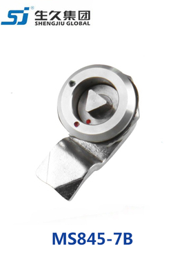 生久柜锁门锁MS845-7B不锈钢三角锁S型SJ机箱锁配电柜锁 拉伸锁