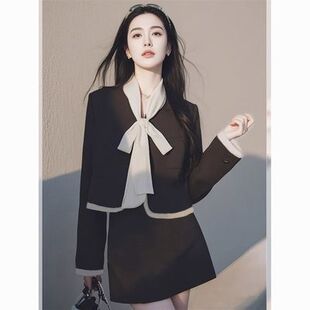 2026年欧洲站新款春装女款女装套装轻奢高级感女人味裙子两件套装