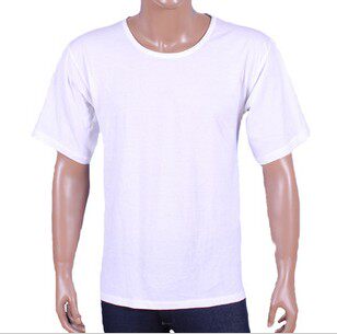 精梳棉文化衫纯棉中老年男士包邮