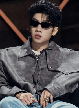 中国新说唱keyNG杨和苏同款眼镜太阳墨镜GM嘻哈男女复古猫眼新款