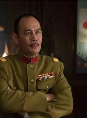 民国时期抗日战争影视剧同款特务舞台表演服反派角色演出服黄色毛