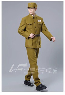 抗美援朝志愿军表演服剧本杀服装影视道具服舞台话剧高端解放八路
