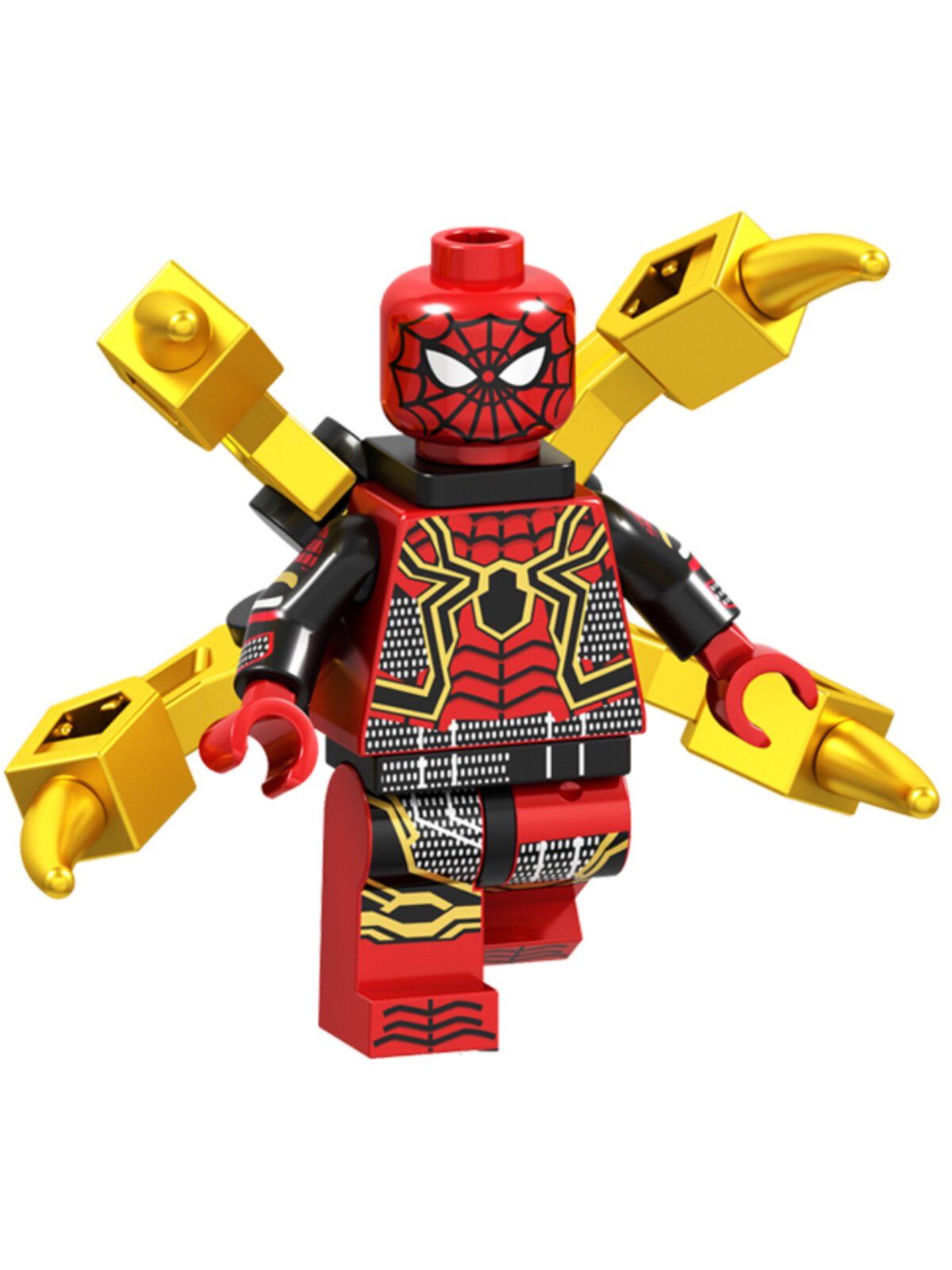 스파이더맨 미니피겨는 높은 빌딩 블록과 호환됩니다. 아이언맨 워머신 마블 익스페디션 슈퍼히어로 건설 장난감