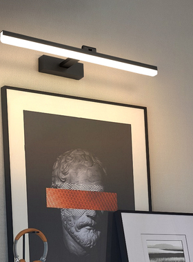 led壁画灯北欧极简现代简约可旋转挂画壁灯卫生间浴室镜前灯