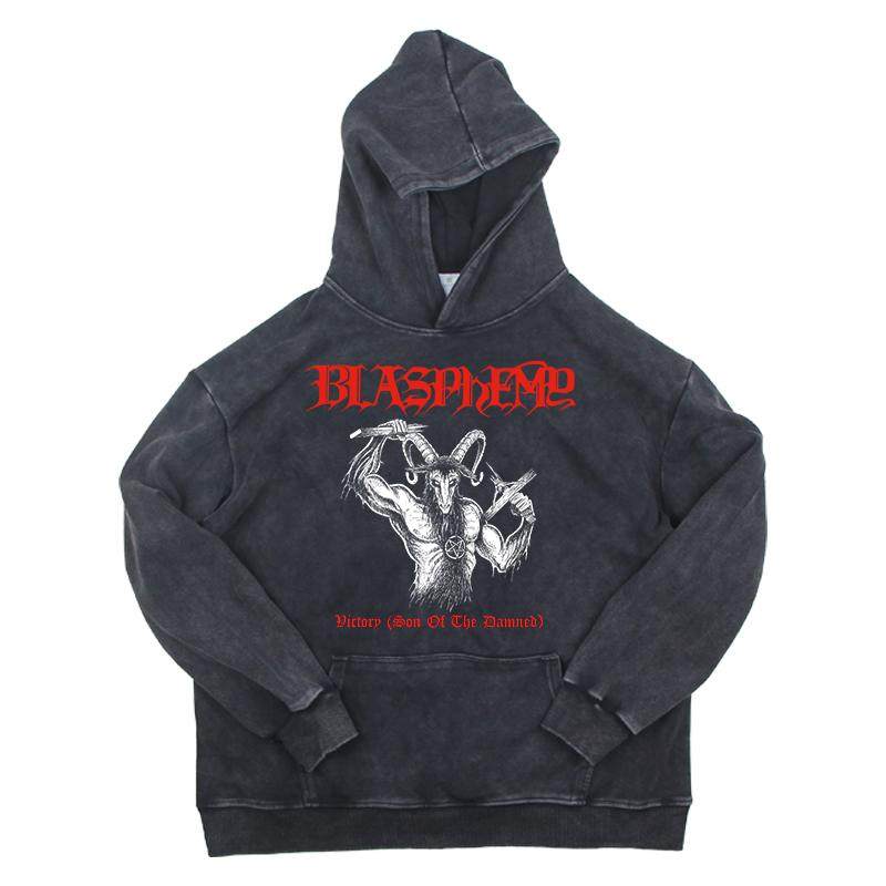 Blasphemy水洗美式复古