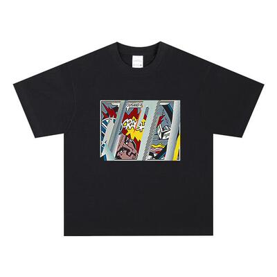 波普艺术重磅水洗做旧短袖