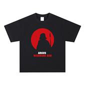 ash纯棉水洗美式 圆领短袖 半袖 Wishbone 做旧复古新款 重磅T恤朋克