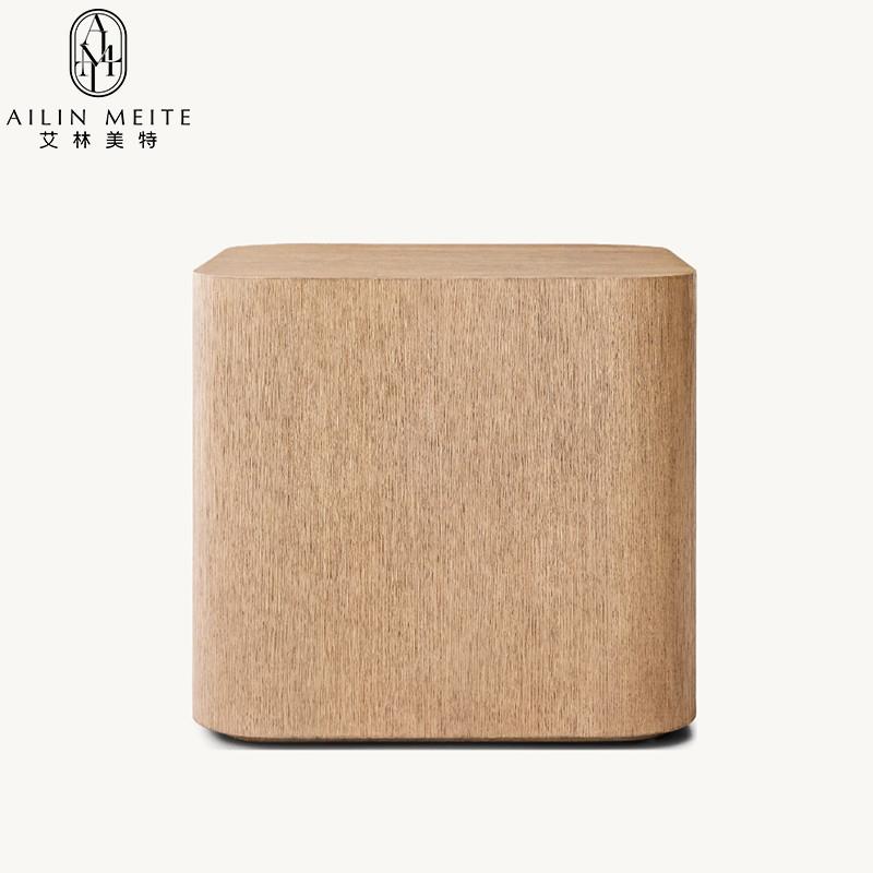 北欧简约高级感实木边几小茶几轻奢大小户型民宿客厅沙发角几边桌