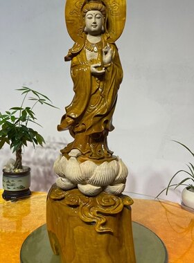 金丝楠观音菩萨摆件包邮