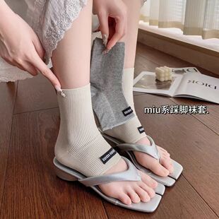 欧货ins2025年新款袜套短款芭蕾风袜子脚后跟袜子脚后跟半截袜