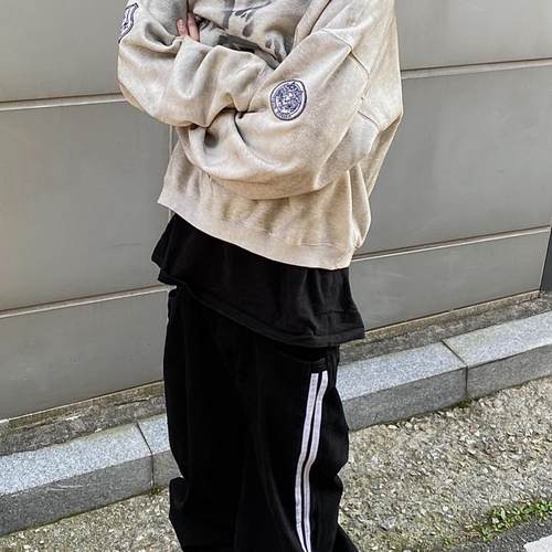 脏染Undermycar做旧卫衣