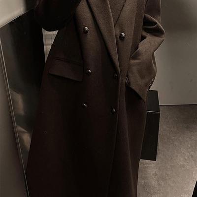 Undermycar24FW廓形羊毛大衣