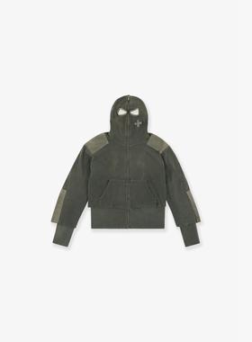 PROJECT G/R 24 FW GIMP WAFFLE THERMAL ZIP HOODIE 
