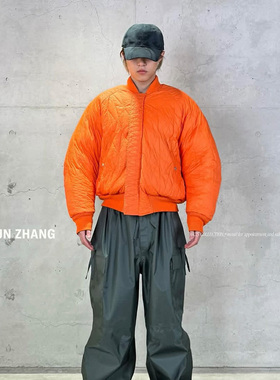 DINGYUNZHANG 25FW logo水洗做旧破坏弯檐帽