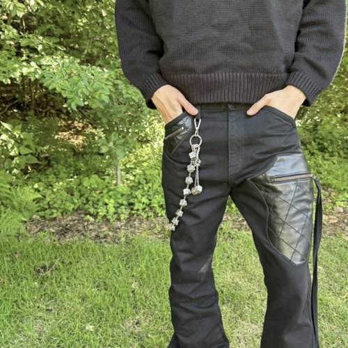 SKULL DICE 15 LINK CHAIN