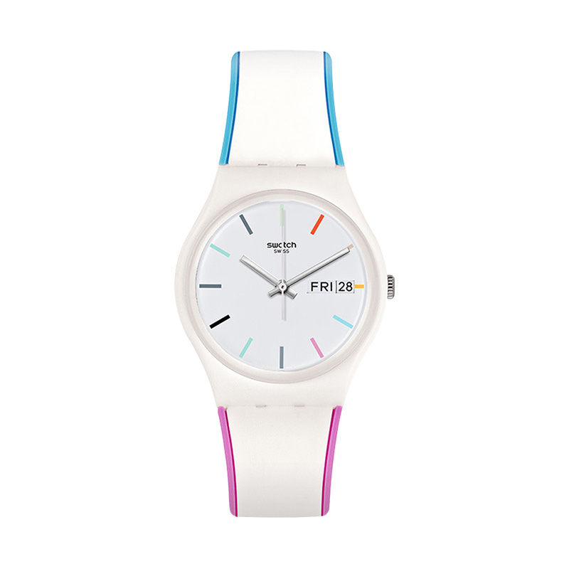 Swatch/斯沃琪手表 色彩密碼時尚潮流學生情侶防水石英女表GW708