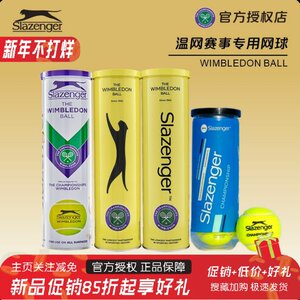 Slazenger史莱辛格网球温网比赛球铁罐胶罐格豹子球旧包装老包装