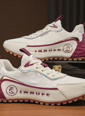 英皇华菲2026新款时尚百搭潮流舒适透气耐磨减震情侣款休闲运动鞋