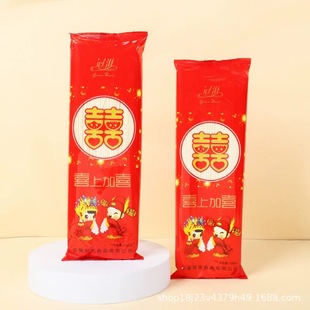 6袋 袋 面条 喜面398克 冠淮喜上加喜挂面