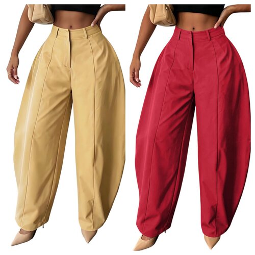 women pants trousers fashion 2026欧美通勤休闲裤 宽松廓形长裤