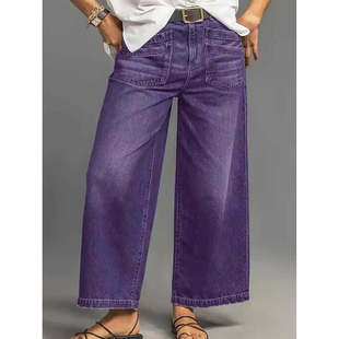 women loose jeans pants 2026大码阔腿时尚牛仔裤休闲百搭裤子