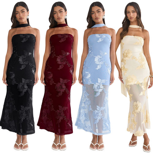 欧美气质性感修身露背连衣裙Ladies slim dress women sexy party