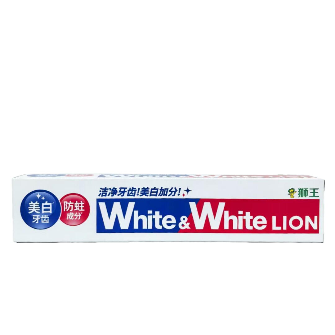 效28年9月日本原装进口狮王Lion成人美白牙膏去渍防蛀 薄荷香150g
