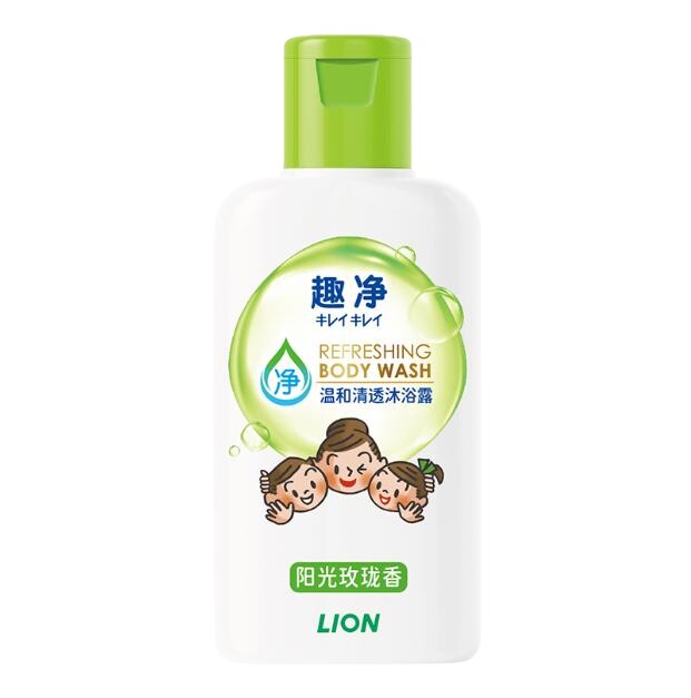 效29年3月狮王Lion趣净温和清透沐浴露弱酸配方 适合3岁以上 50ML