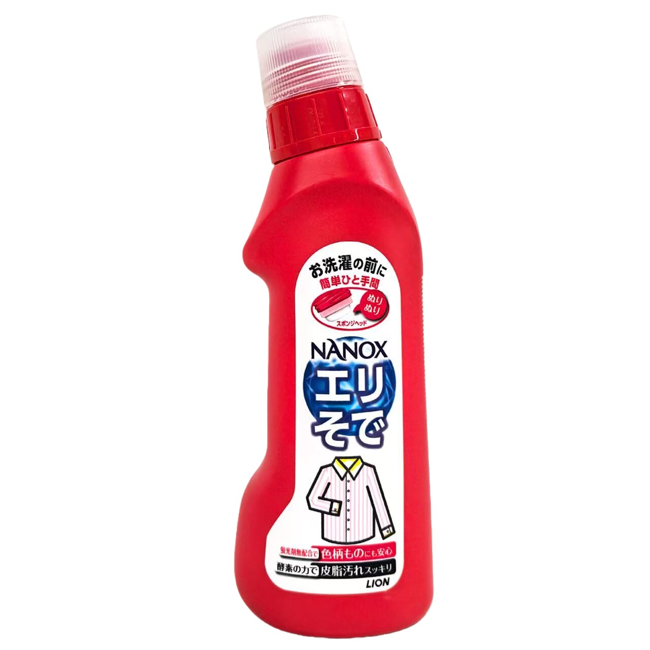 效29年2月日本原装进口狮王Lion高效洁白衣领净不含荧光剂 250g