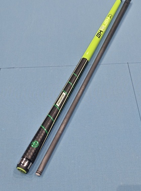 正品美洲豹bkrush冲杆荧光绿台球杆大头开球杆碳纤维黑科技前节