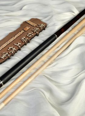 Gina姬娜台球杆巴西玫瑰木大头杆中八球杆美式手工杆