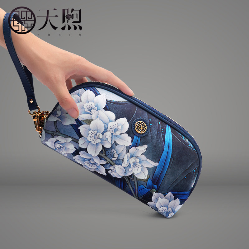 pmsix手拿包女小包2024新款时尚大容量高级感气质手抓包可放手机