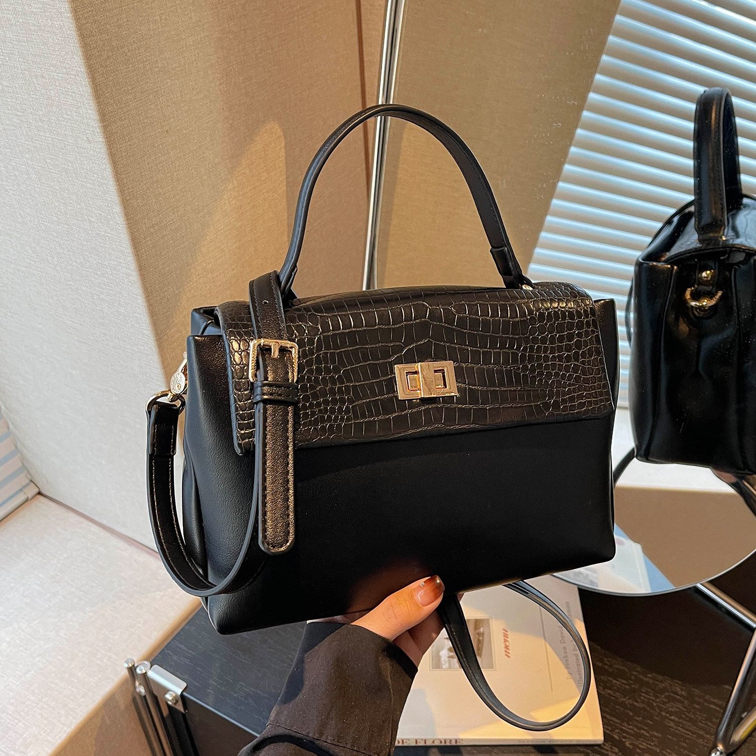 艾米兔女包2026新款日常休闲洋气手提包小众韩版百搭单肩斜挎包,箱包皮具/热销女包/男包,通用款女包,淘宝优惠券,粉丝福利购,淘宝优惠卷