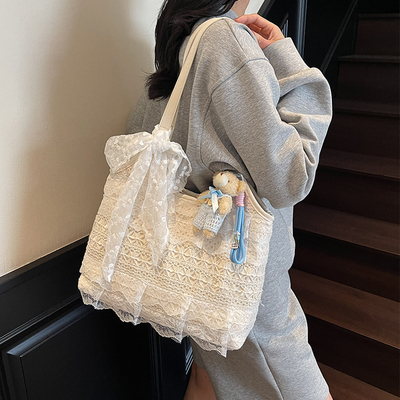 艾米兔女包2026新款时尚洋气质感休闲甜美风韩系百搭单肩托特包