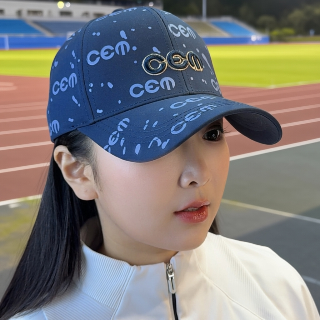 CEM品牌夏季速干户外防晒棒球男女同款大帽檐印花帽子