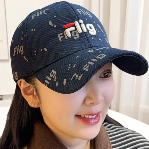 【Flig正品】春季墨点印花显脸小帽子显年轻男士女士都可戴棒球帽