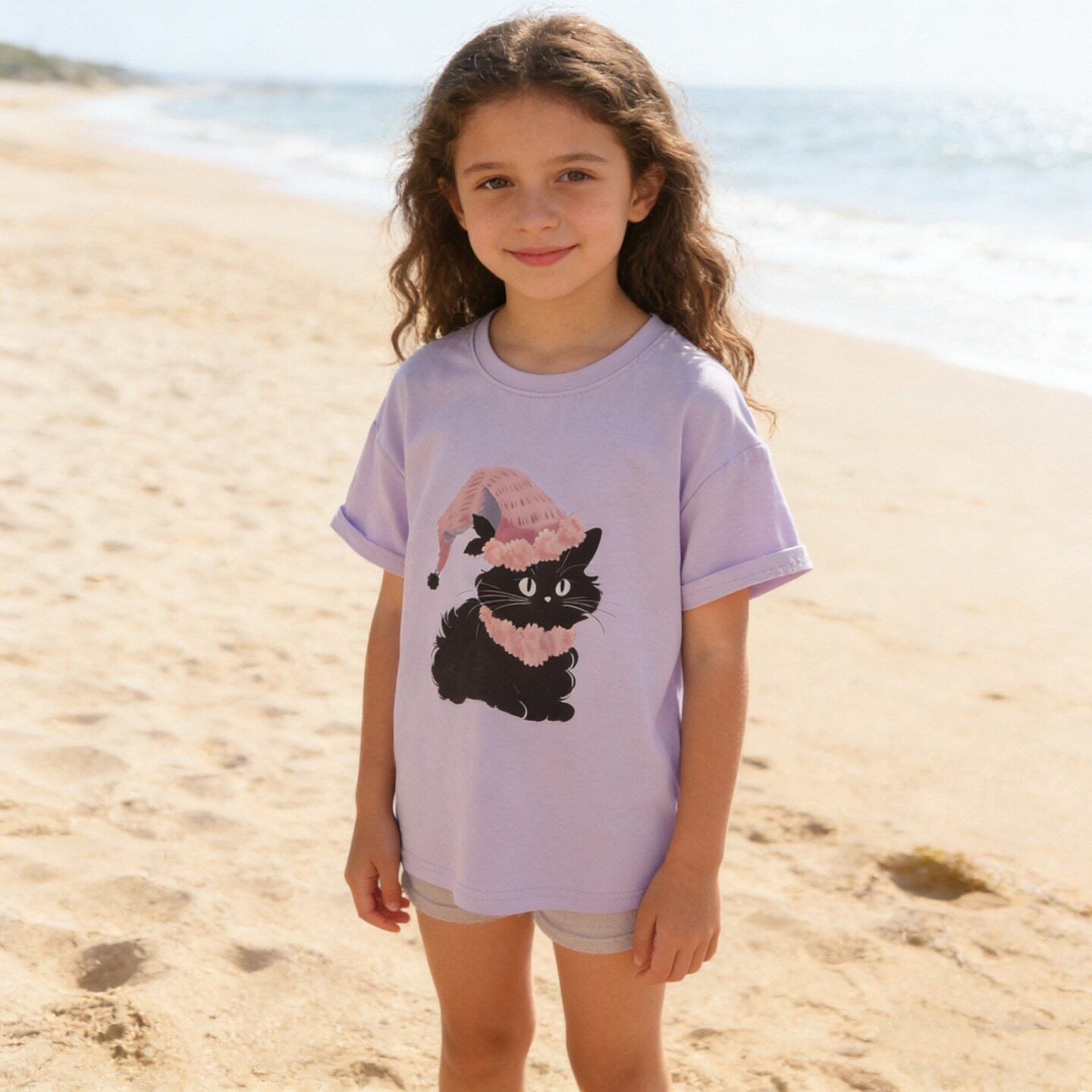 女童短袖T恤2026夏季新款儿童韩版洋气上衣女宝纯棉圆领半袖ins潮