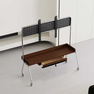 中古实木电视柜电视支架落地