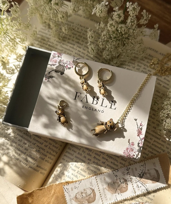 项链Fable珐琅拉夫鼠可爱卡通