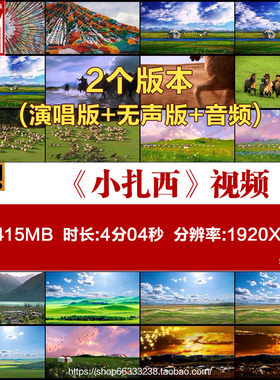 小扎西藏族舞蹈草原经幡学校文艺晚会汇演 LED大屏幕背景视频素材