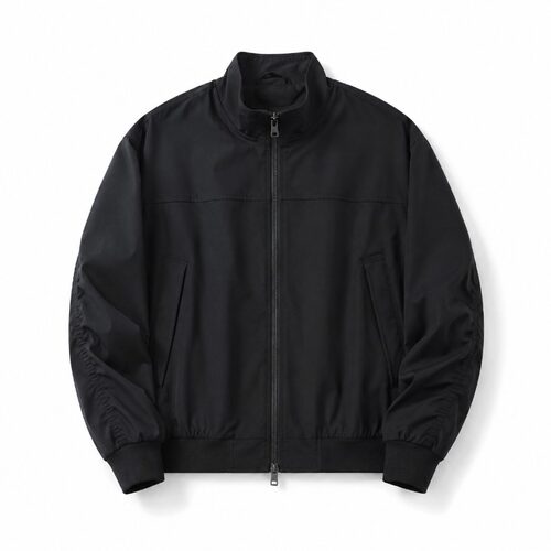 潮流拼接纯色飞行员时尚夹克FK2607