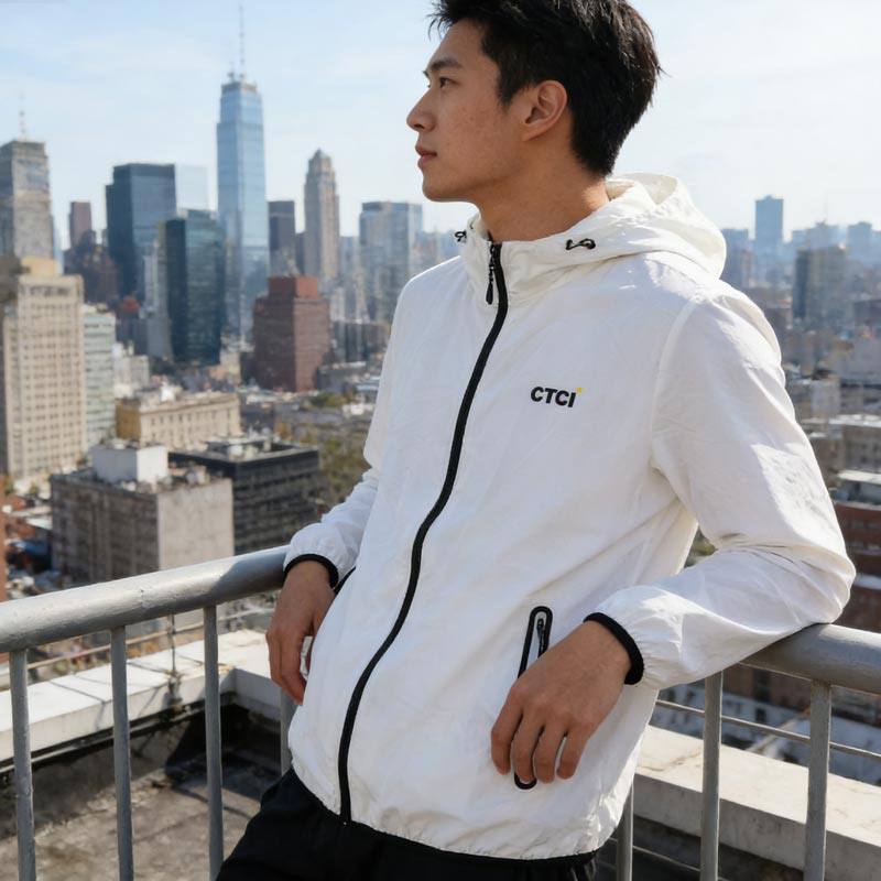 连帽简约轻便户外弹力休闲防晒服冰感夹克 26012205,男装,夹克,淘宝优惠券,粉丝福利购,淘宝优惠卷