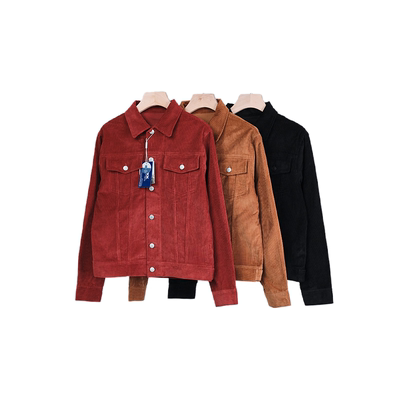 【YLANGENE】简约百搭复古灯芯绒夹克外套2F-763CF