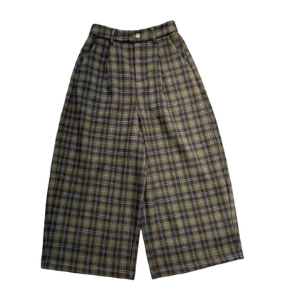 腰有弹力【YLANGENE】格子裤8380-5LJ