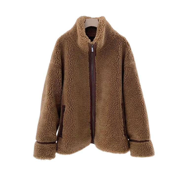 【YLANGENE】简约百搭骆驼绒外套1615NTWM,女装/女士精品,短外套,淘宝优惠券,粉丝福利购,淘宝优惠卷