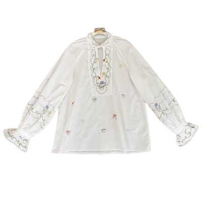 衣长72起【YLANGENE】刺绣衬衫7265DDOD